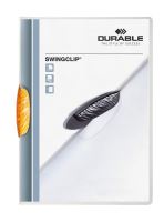 Rychlovazač SWINGCLIP® 30 A4 transparentní,oranžová