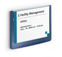 Dveřní cedulka CLICK SIGN 149x105.5 mm tmavě modrá