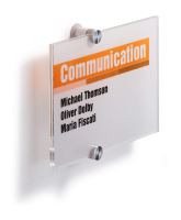 Dveřní cedulka CRYSTAL SIGN® A5