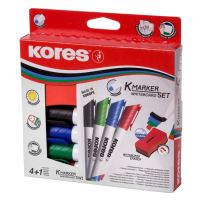 Magnetická tabule EasyTECH - AKCE! 90x60cm [+ popisovače + houba] (2)