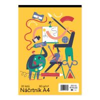Náčrtník A4 20ls