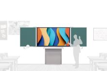Sestava LCD na stojanu s křídly Optoma 75" (1)