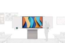 Sestava LCD na stojanu s křídly Optoma 75" (1)