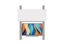 Sestava LCD na pylonu 290cm s tabulí MAN K Optoma 75" Sestava LCD na pylonu 290cm s tabulí MAN K Optoma 75"