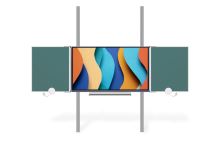 Sestava LCD na pylonu 320cm s křídly Optoma 86" Sestava LCD na pylonu 320cm s křídly Optoma 86"