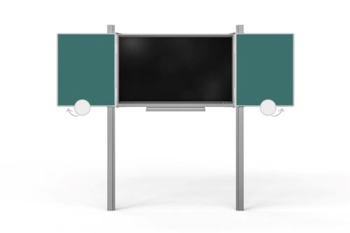 Sestava LCD na pylonu 320cm s křídly Optoma 86"