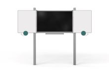 Sestava LCD na pylonu 320cm s křídly ZBxBZ Optoma 3 86"