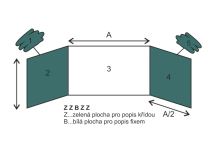 Školní tabule na fixy a křída TRIPTYCH - ZZBZZ (2)